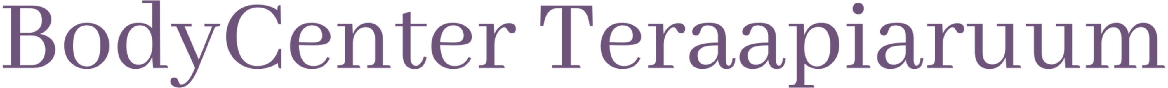 BodyCenter Teraapiaruum